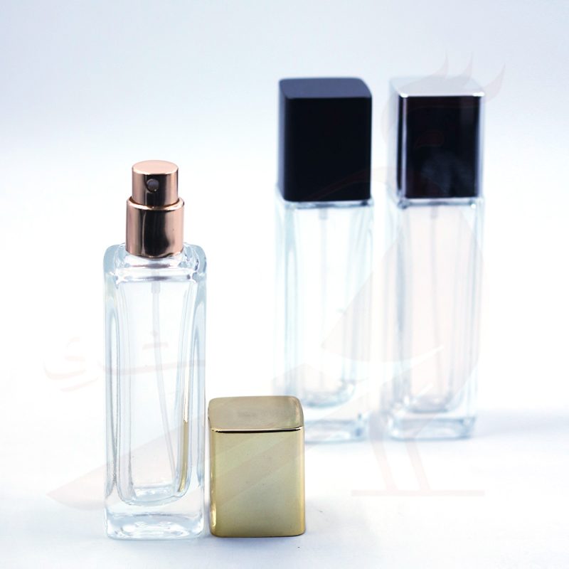 شیشه عطر 20 میلی لیتر چهار گوش ساده کد 084777005019